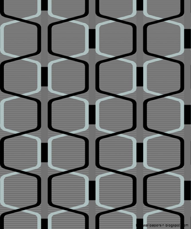 Designer Grey 3D Geometric Modern Velvet Wallpaper Textile