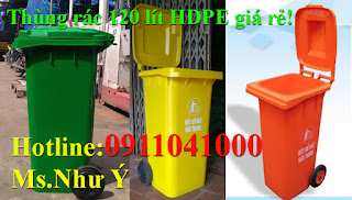Chuyên cung cấp thùng rác công nghiệp 120 lít, 240 lít, 500 lít, 660 lít giá rẻ