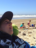 Luke at the beach