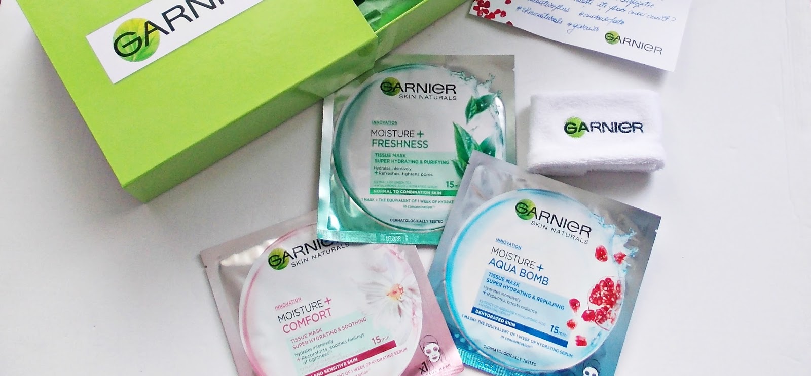 Noile măşti Garnier Skin Natural Moisture+ | Care vi se potriveşte?