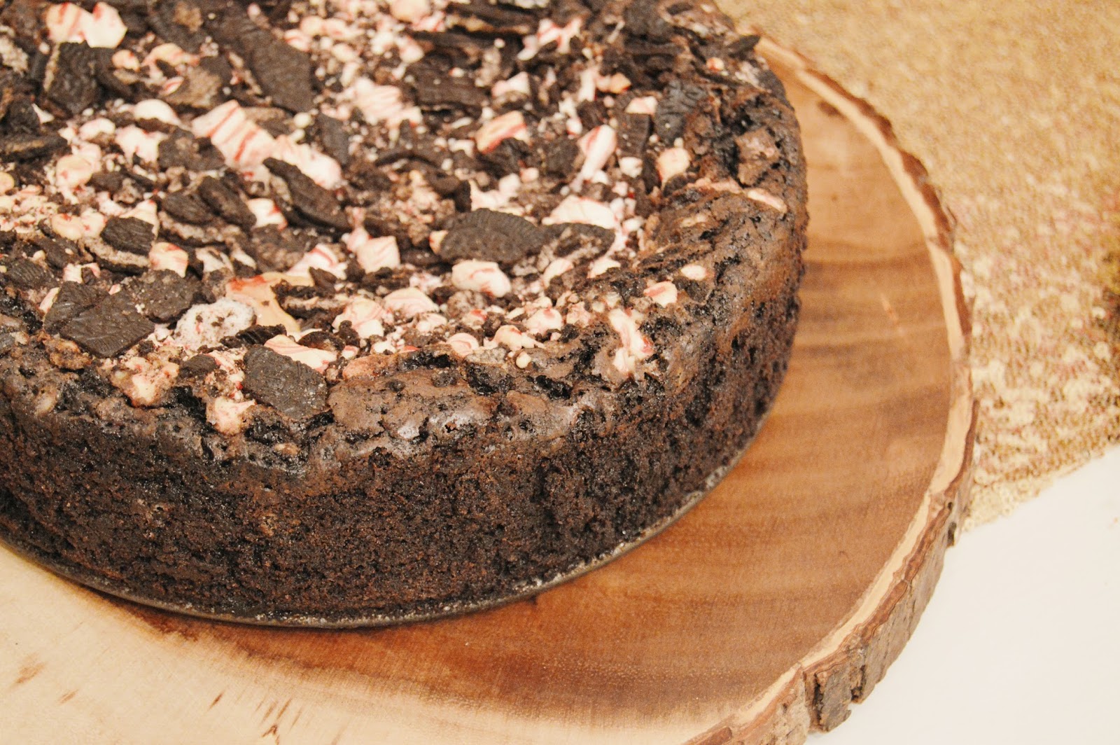 The Joyful Tribe Dark Chocolate Peppermint Oreo Brownies