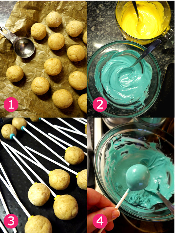 Valentine's Day Cream Cheese Cake Pops Recipe Party Ideas Party