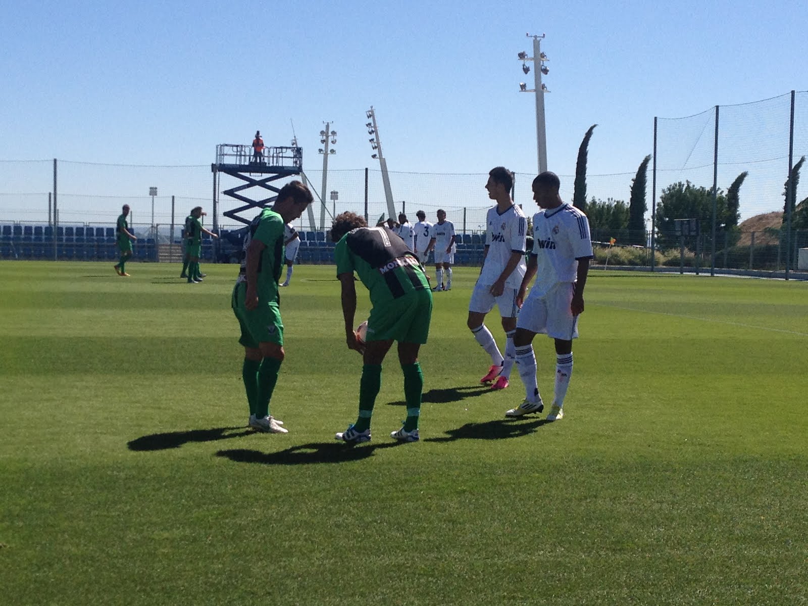 Derrota del "Lega ante el Real Madrid C (2-1)