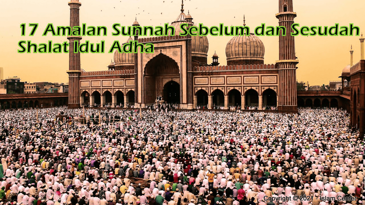 Amalan Sunnah Shalat Idul Adha