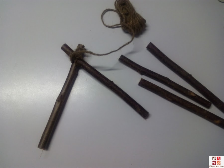 diy estrella de navidad