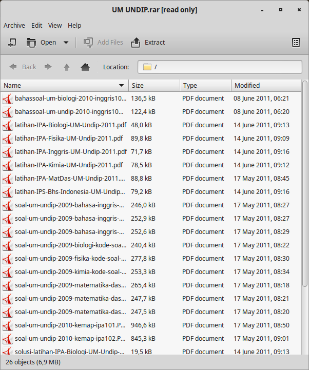 Baru Soal Ujian Masuk Ums Pdf