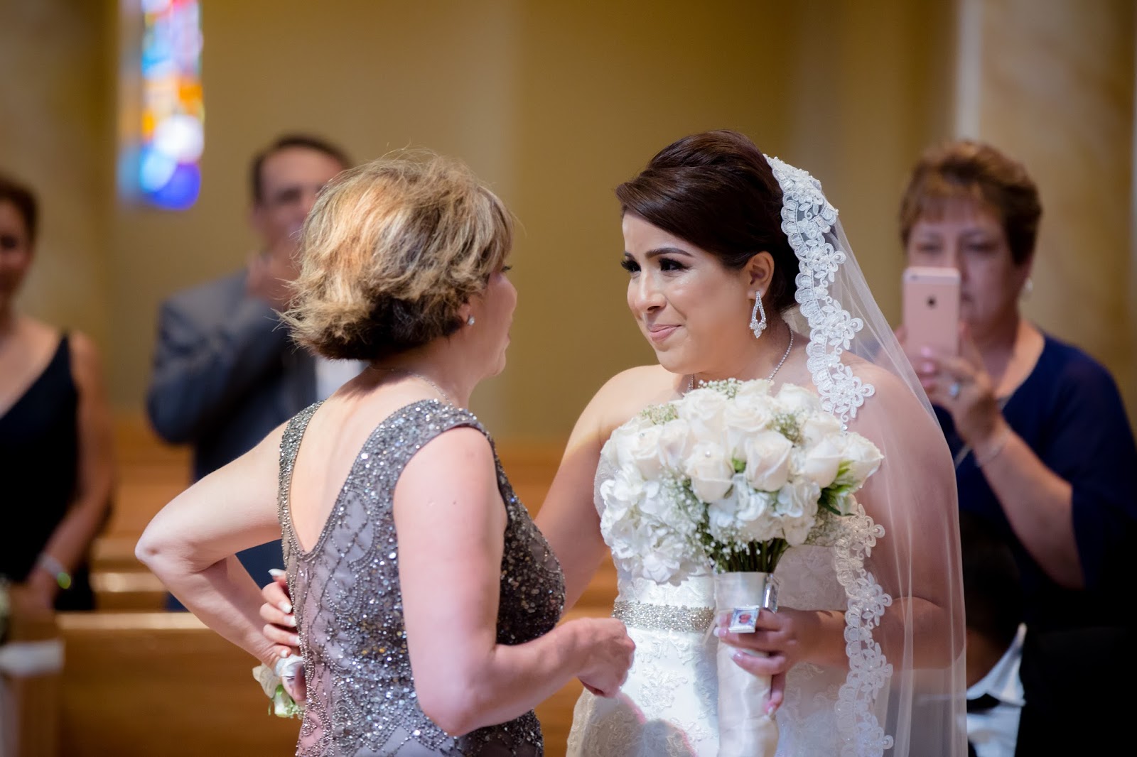 Mother of the Bride Gives Bride Away