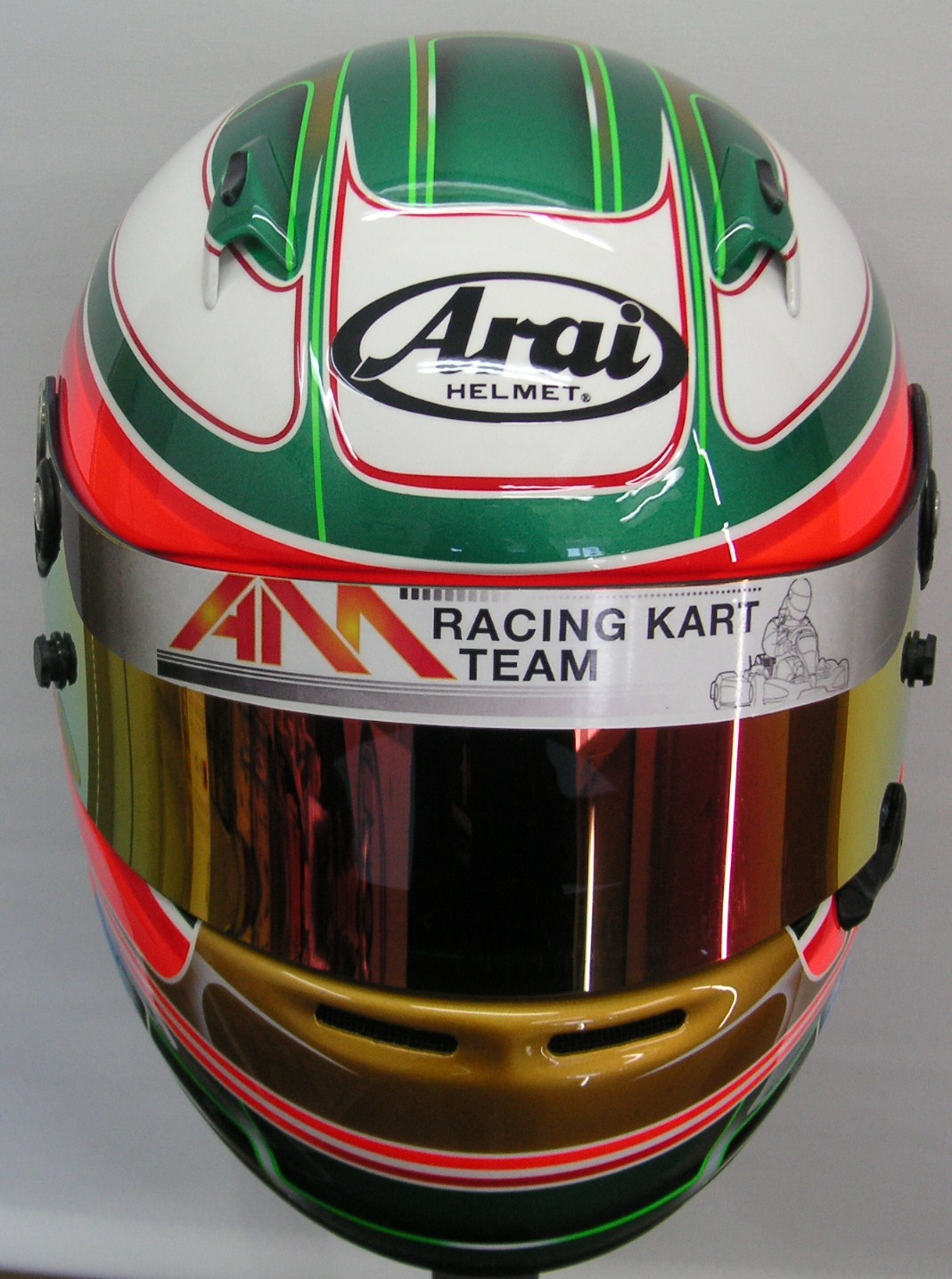 Hand Painted Helmets Design your helmet today..!! Arai Custom Kart