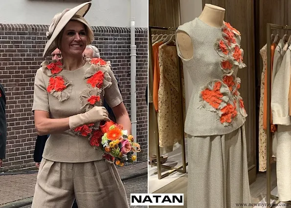 Queen Maxima wore Natan top and trousers