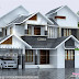 2145 sq-ft sloped roof house plan