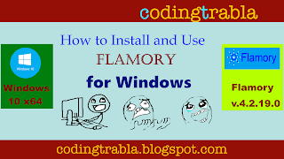 Install and Use Flamory 4.2.19 on Windows 10 x64