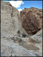 Pretty Pool Areas that would be gorgeous just after a storm just  outside the beginning of the Slot Canyon