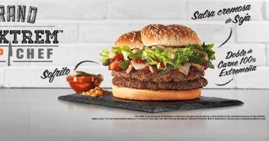Putte Tilbud Royal familie McDonald's Offers New Top Chef Burger in Spain | Brand Eating
