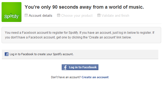 A Tip, Or Two...: How to sign up for U.S. Spotify without Facebook account