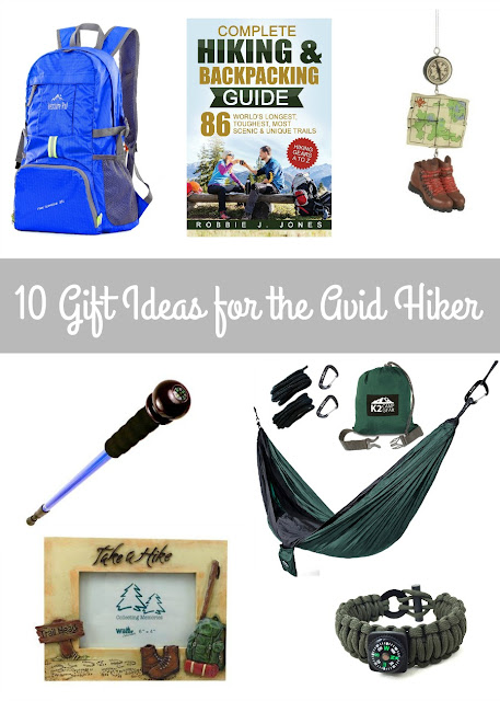 From survival gear to fun keepsakes to unique hiking accessories, you are sure to find the perfect gift for that outdoorsy person on your gift list with these 10 Gift Ideas for the Avid Hiker. #affiliate