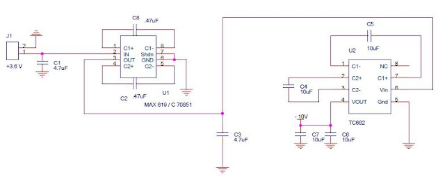 circuit diagram: Simple 9V battery replacement circuit