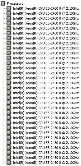2 Processadores Xeon® E5-2450 (8-Core) com HT