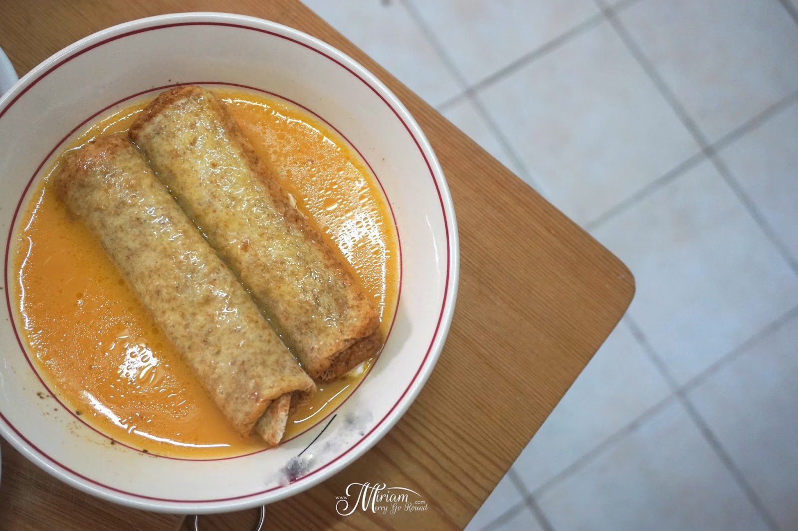 Tuna French Toast Roll Recipe TC Boy ♥Miriam MerryGoRound♥