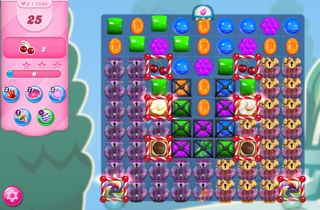 Candy Crush Saga level 7580 Candy Crush Saga level 7580