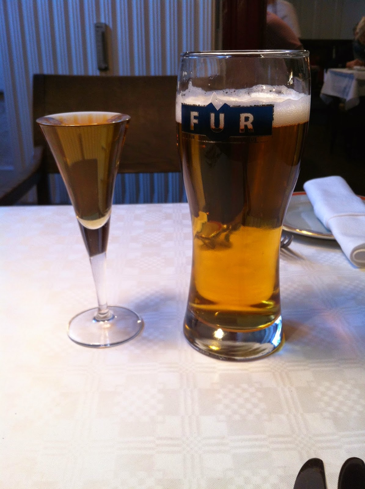 beer and hard liquor in Copenhagen