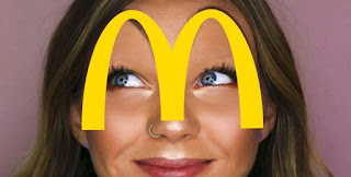 McDonalds arch on brows