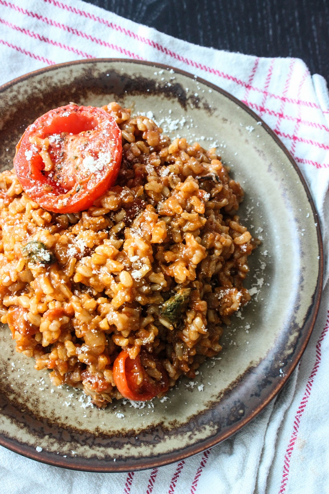Roasted Tomato Risotto With Smoked Mussels - Nature Whisper