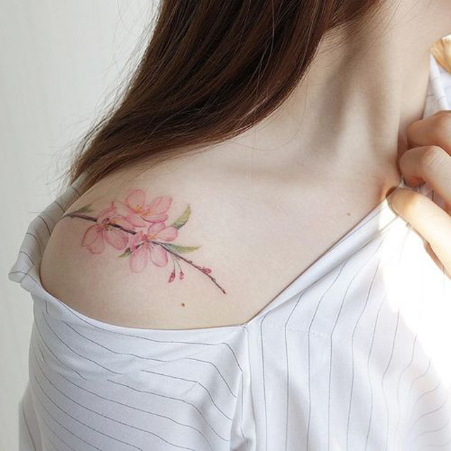Tiny Floral Tattoos