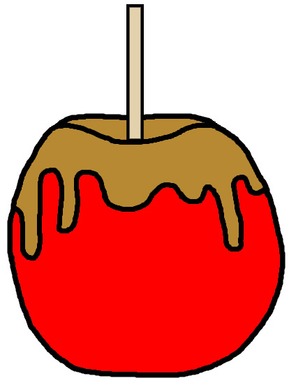 free clipart caramel apple - photo #3