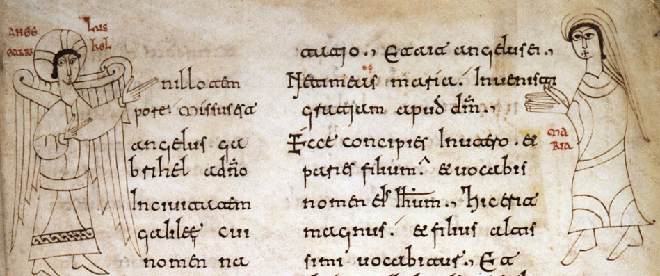 Manuscript: Angelus Gabrihel nunciavit Mariae