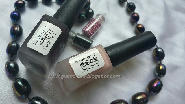 Nykaa Matte Nail Lacquer Pink Meringue & Black Cherry Pie : Review, Price & Swatches