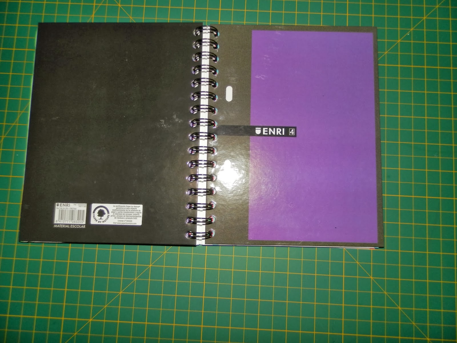 Trocitos de tela Maitén Libreta forrada