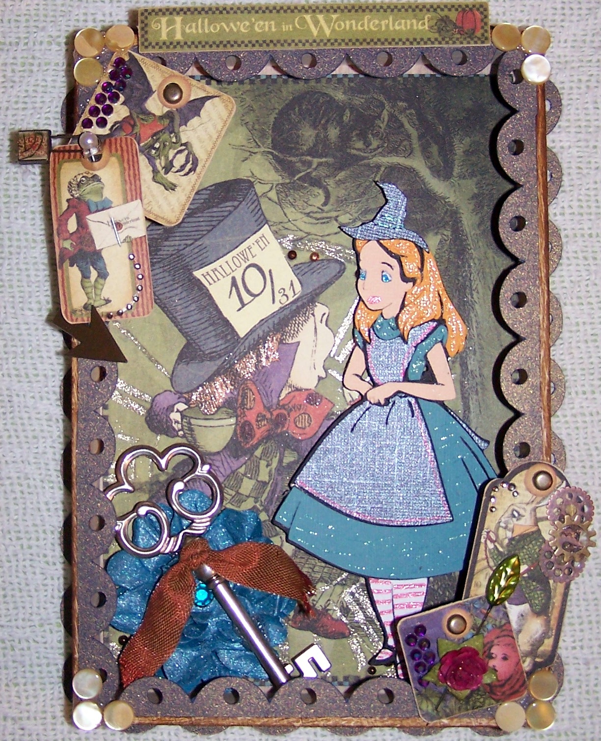 Crafty Scraps of Stuff: It's My Birthday Blog Hop- Alice in Wonderland ...