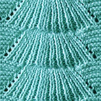 Bear Track Lace Knit Stitch, quick knit, such a cute pattern!