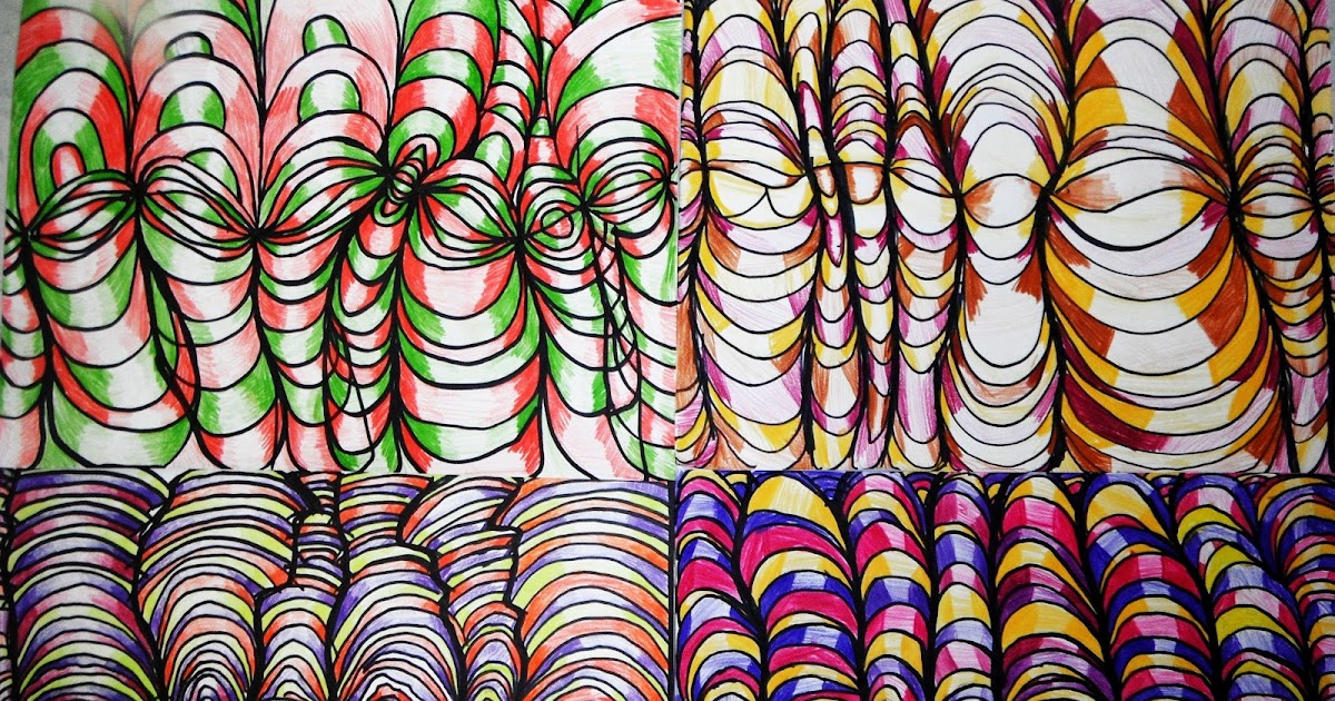 Cassie's Corner: Last 5th Grade Op Art