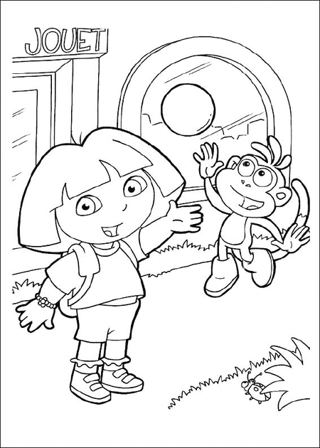 Free Dora Colouring Pages 10 Free Dora Coloring Pages For Kids gtgt Disney Coloring Pages
