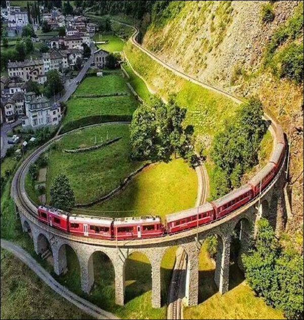 passeio de trem na suiça