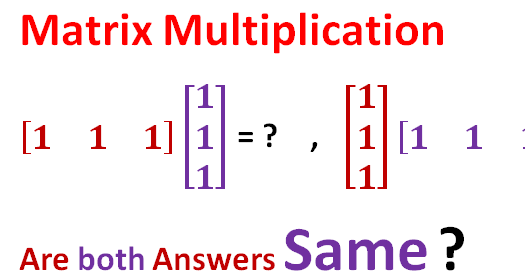How to Multiply Two Matrices || Product of Two matrices ~ Simplifying ...