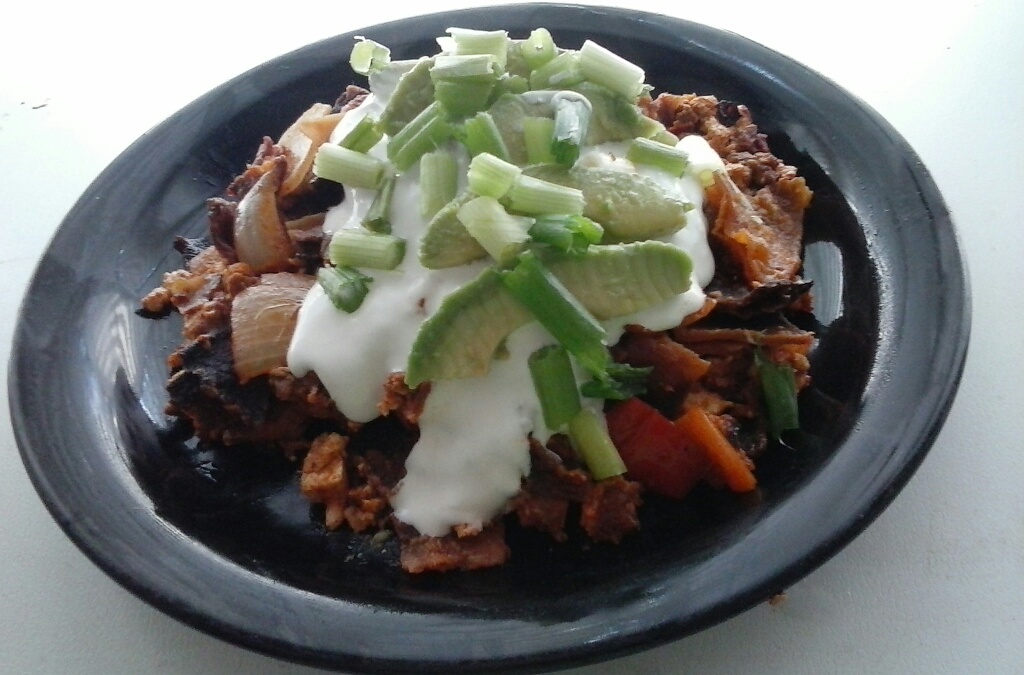 Earth Friendly Food Chorizo Chilaquiles [Vegan, GlutenFree]