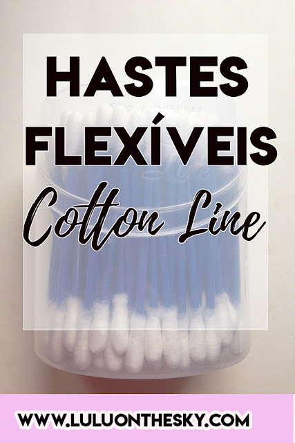  Cotton Line Hastes Flexíveis com pontas Antigerme