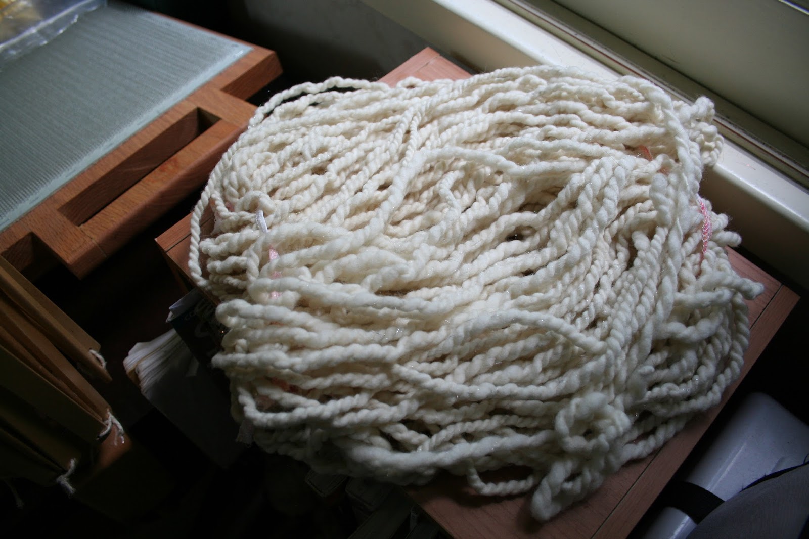 A Yarn Maker's Journey: Almost Tutorial: Unplying Plied Yarn