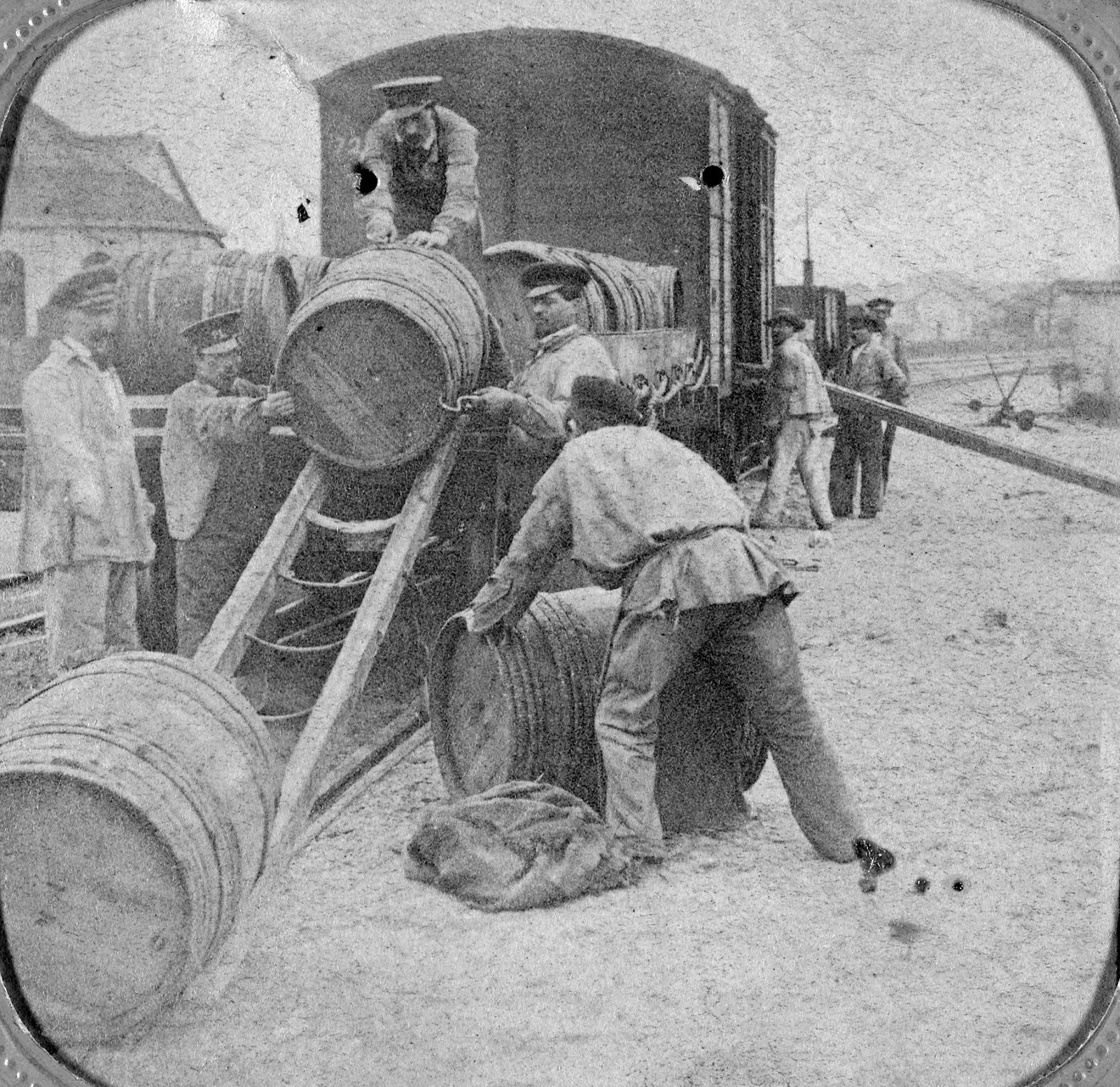 The Chubachus Library of Photographic History Stereoview of Workers