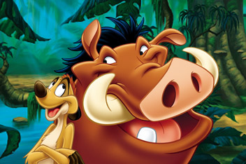 ... do Timon e Pumba