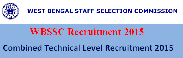 WBSSC Recruitment 2015