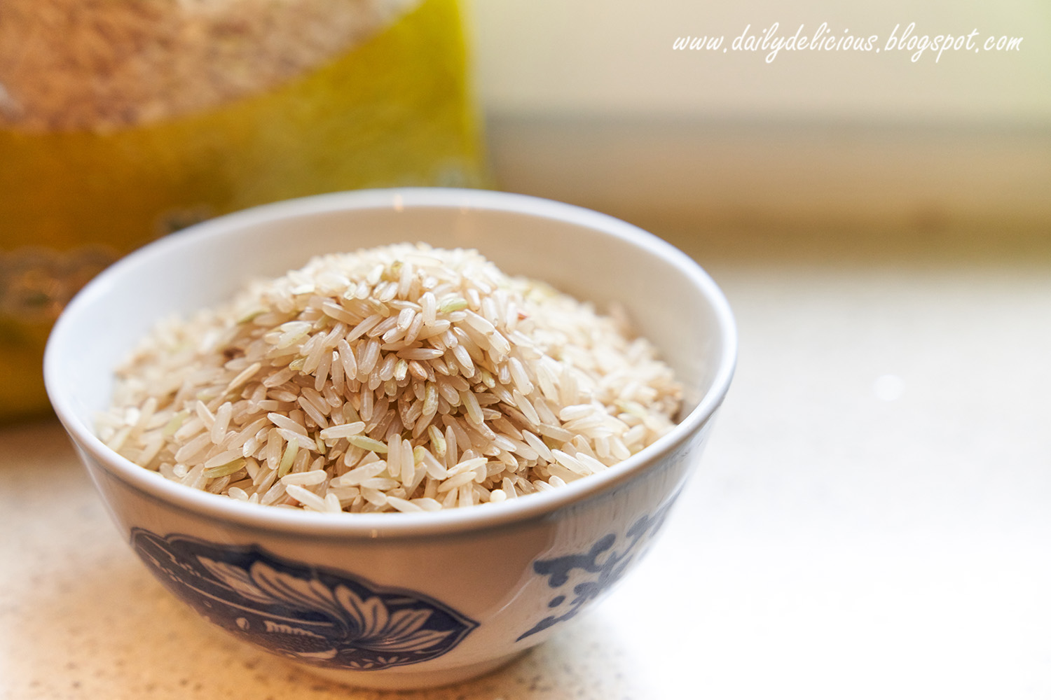 dailydelicious Jasmine Brown rice with five spice braised pork belly