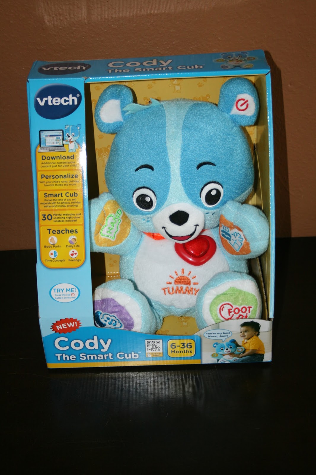 Go Green Go: Vtech Cody the Smart Cub™ Review & Giveaway
