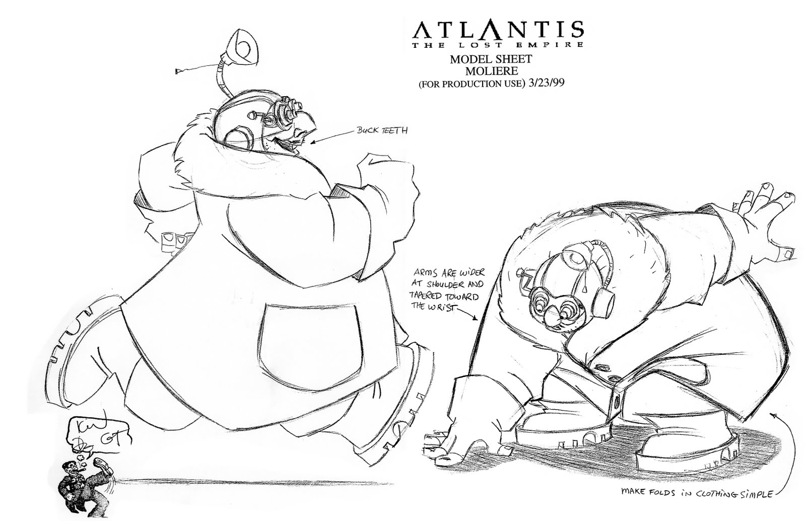Living Lines Library: Atlantis - The Lost Empire (2001) - Characters