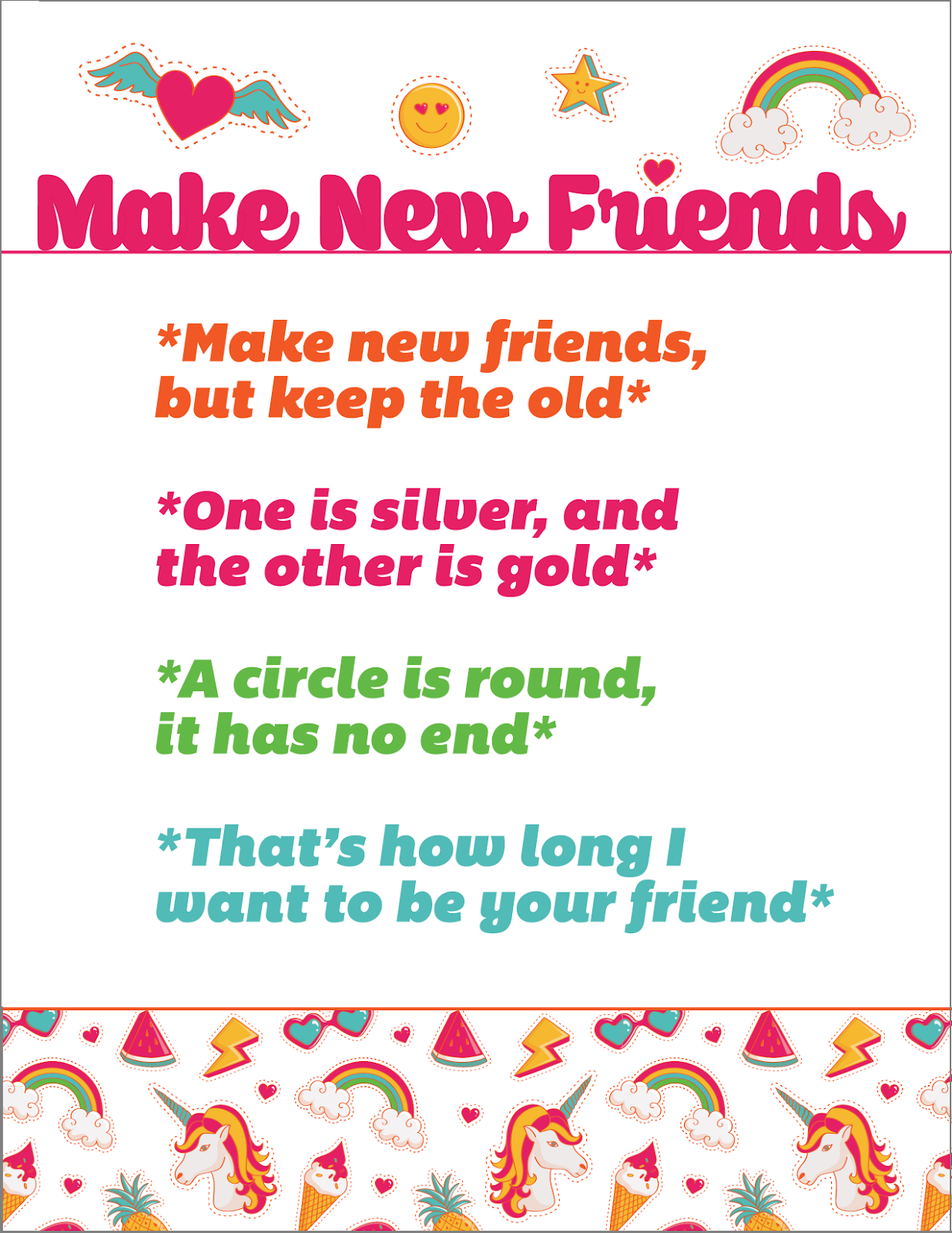 Make New Friends Song Lyrics Printable Printable Word Searches Make New Friends Song Lyrics Printable Printable Word Searches