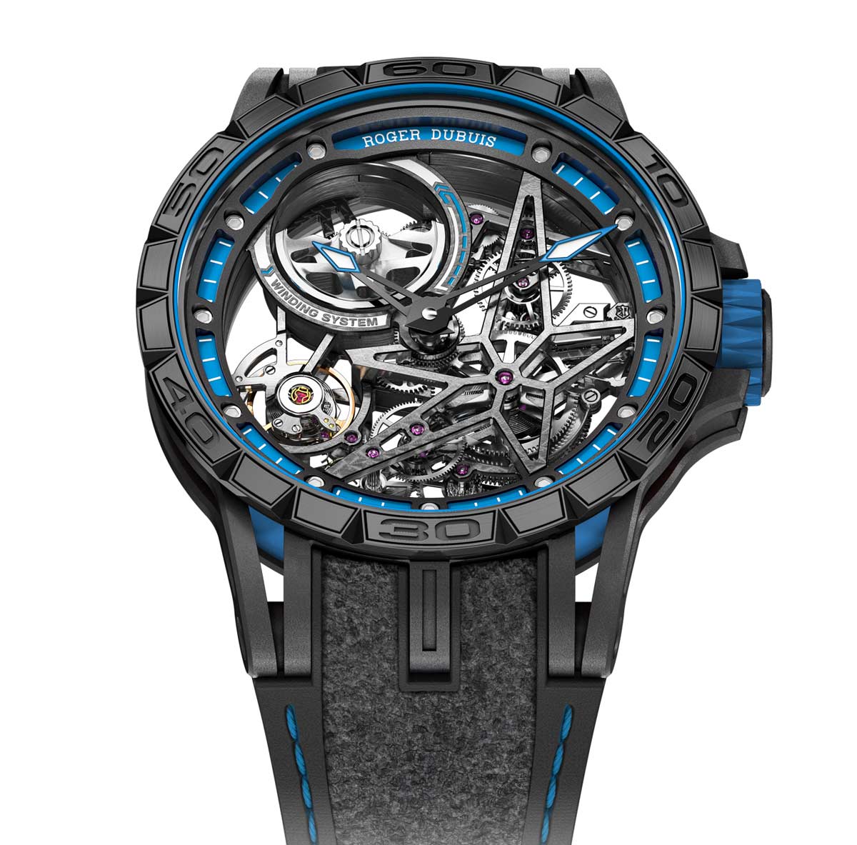 Roger dubuis excalibur spider pirelli cadran squelette Clearance