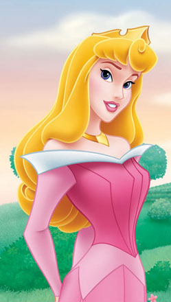 ♥ Dibujos a color ♥: Princesa Aurora en color