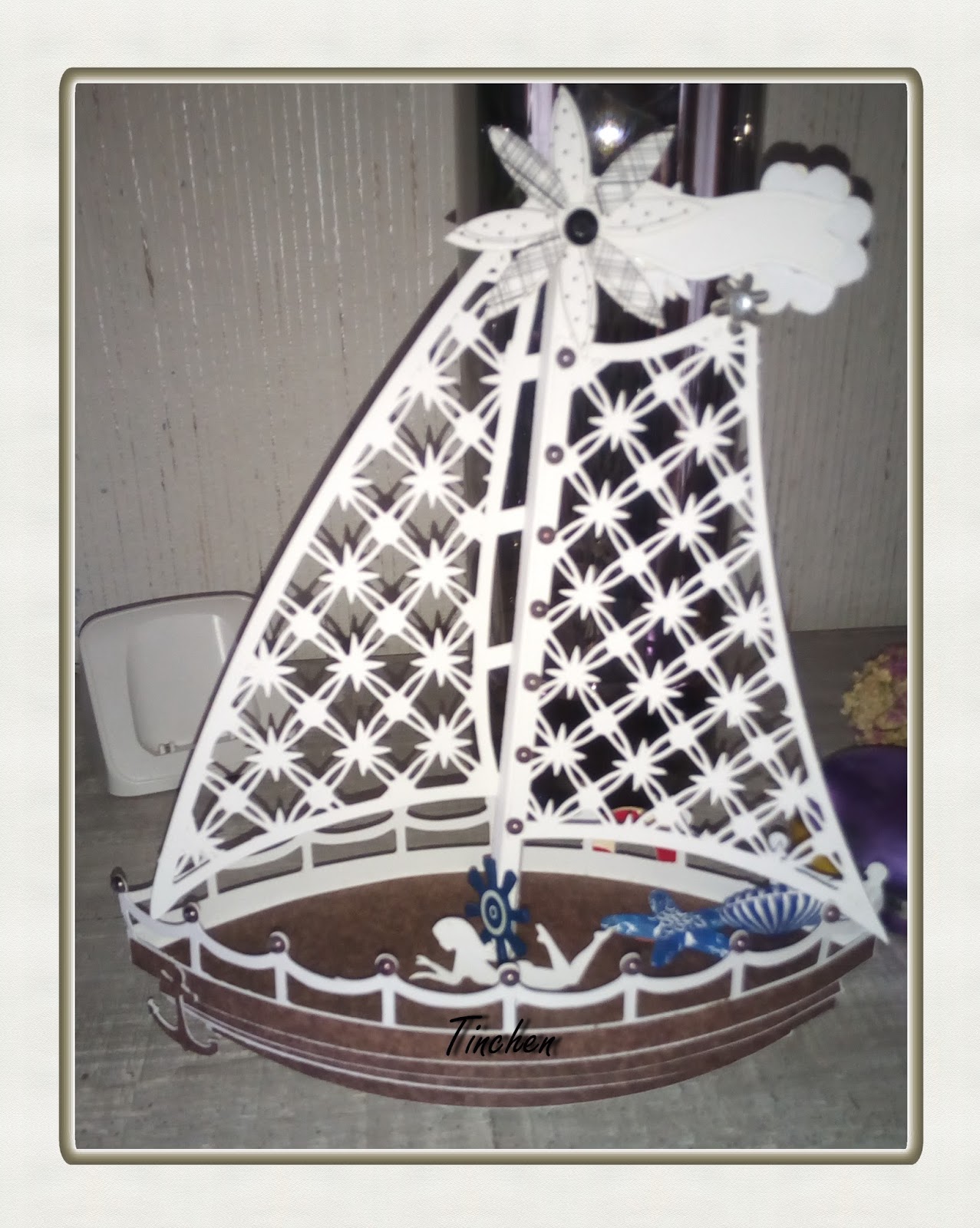Tinchens - Bastelblog: Ein Segelboot Tinchens - Bastelblog: Ein Segelboot